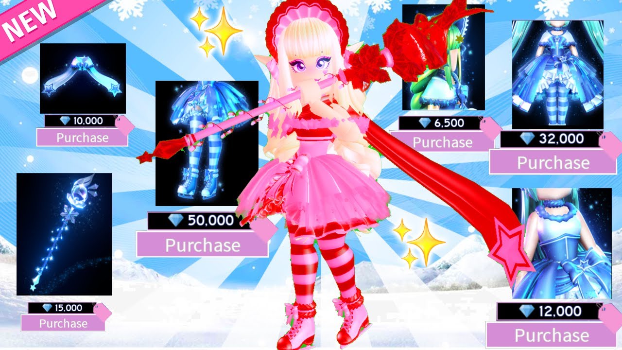 Spending All My Money On The NEW PRINCESS STARFROST Collection In Royale High! Roblox Royale High