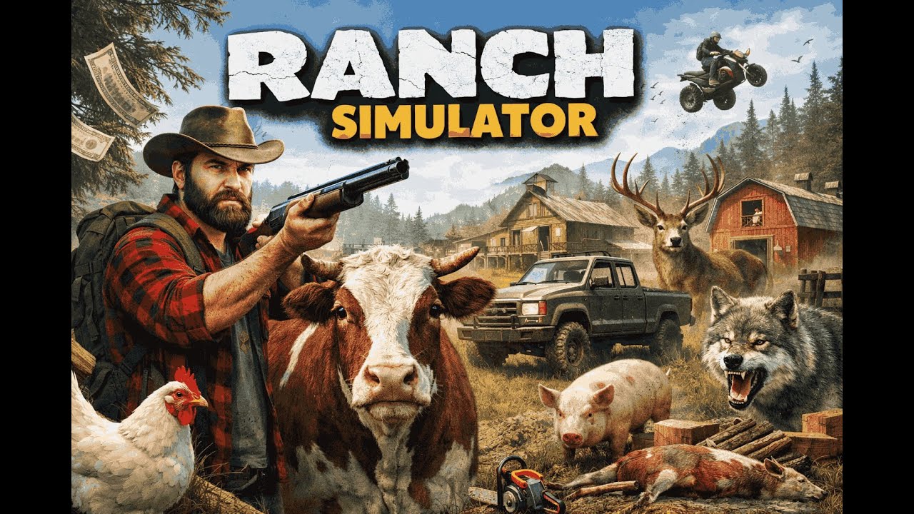 Ranch Simulator Türkçe | Bölüm 1 – Kendi Çiftliğimizi Kuruyoruz
