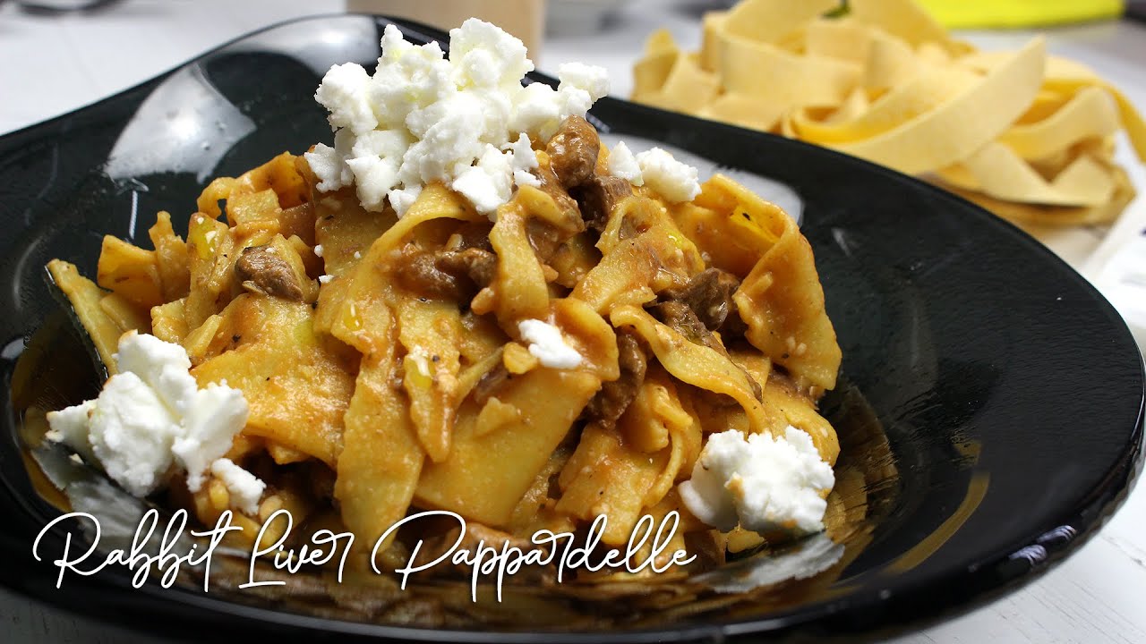 Rabbit Liver Pappardelle