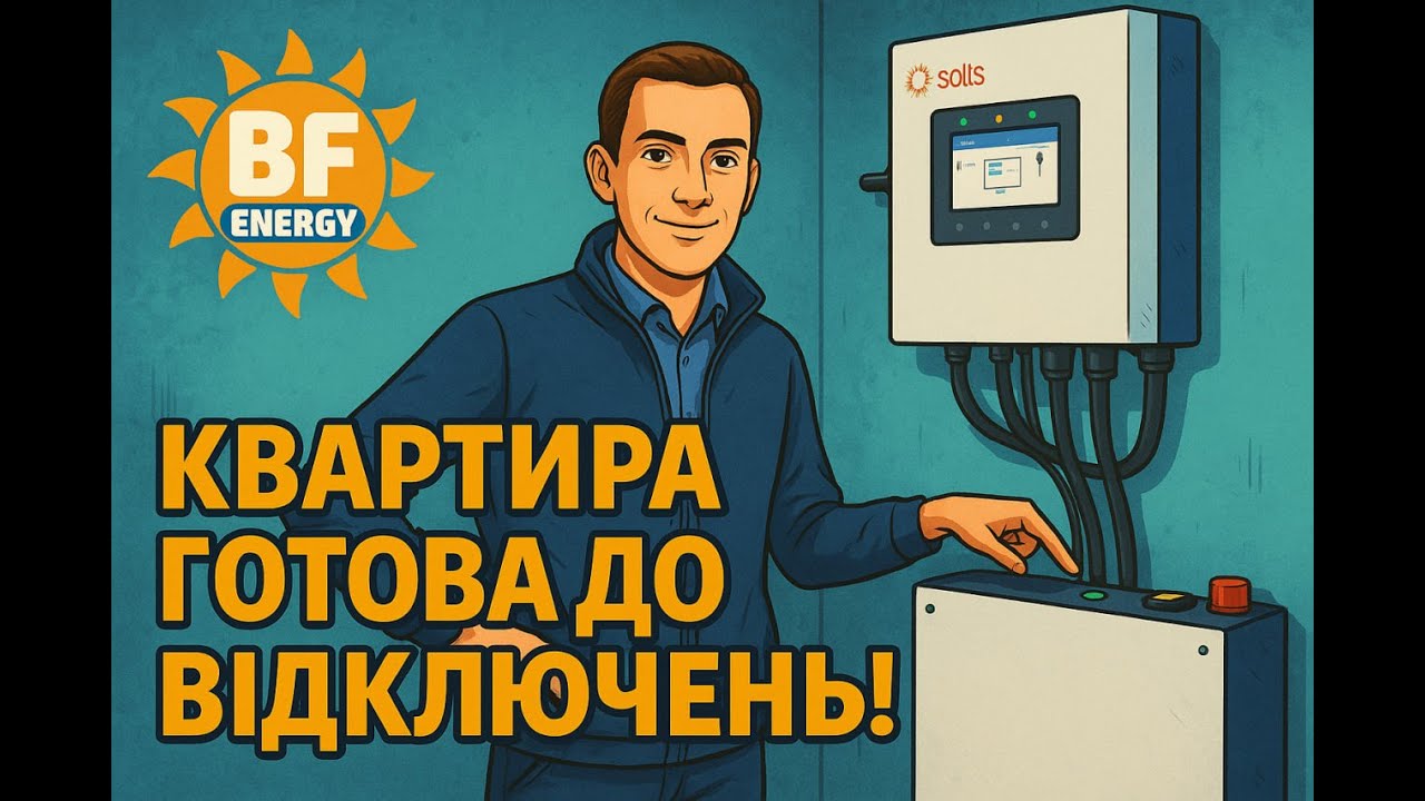 Система накопичення енергії з інвертора Solis 6кВт та акумулятора Dyness 5кВт*год