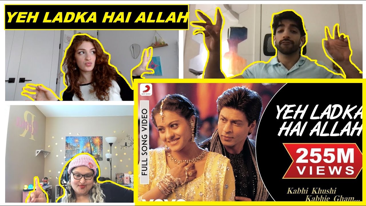 Yeh Ladka Hai Allah REACTION| SRK| Kajol| Udit Narayan| Alka Yagnik #srk #kajol #shahrukh