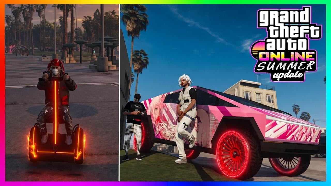 GTA 5 NEW SUMMER DLC CARS 2026, CyberTruck, SEGWAY Vehicle, GTA 6 Trailer 3 (GTA Online Update)