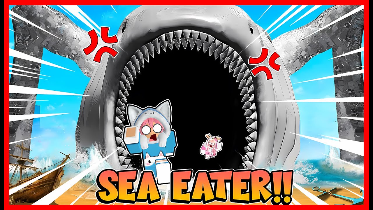 ATUN & MOMON MELIHAT PENAMPAKAN SEA EATER !! Feat @sapipurba Roblox
