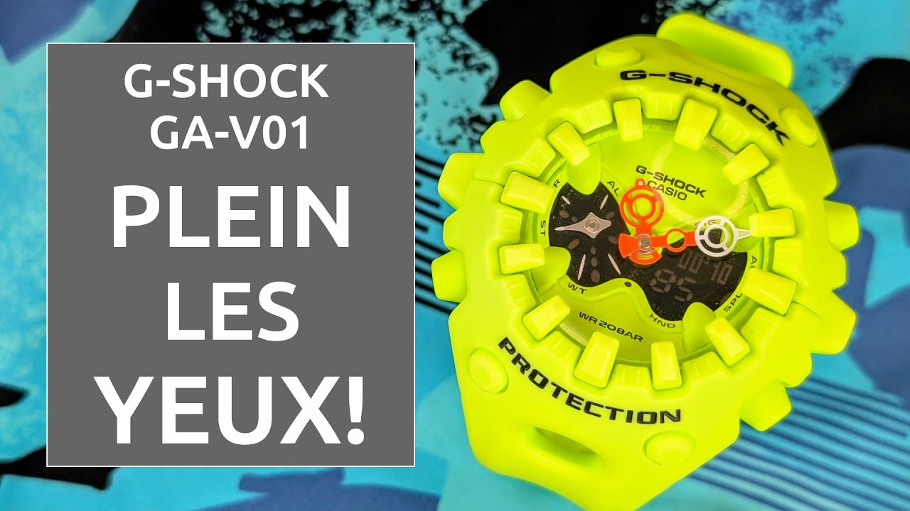 Une G-Shock qui ne fait pas dans la dentelle - Casio GA-V01-9AJF Shock Release Hand