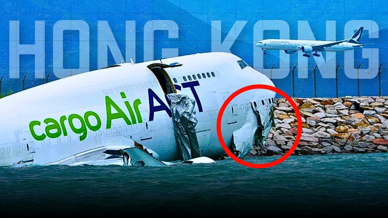 747 DANS L&rsquo;EAU &Agrave; HONG-KONG