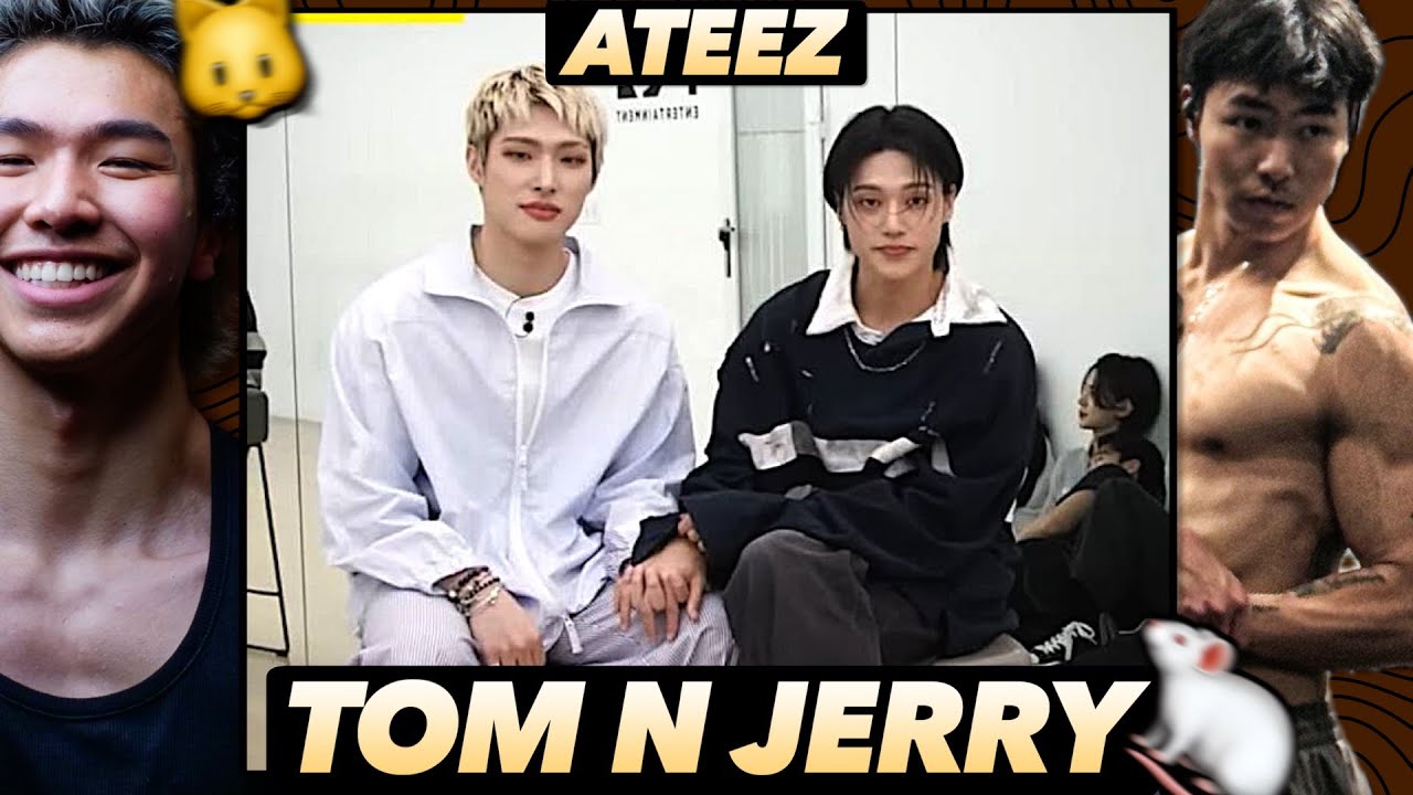 Реакция спортсмена на «Тома и Джерри» ATEEZ: Минги против Уёна