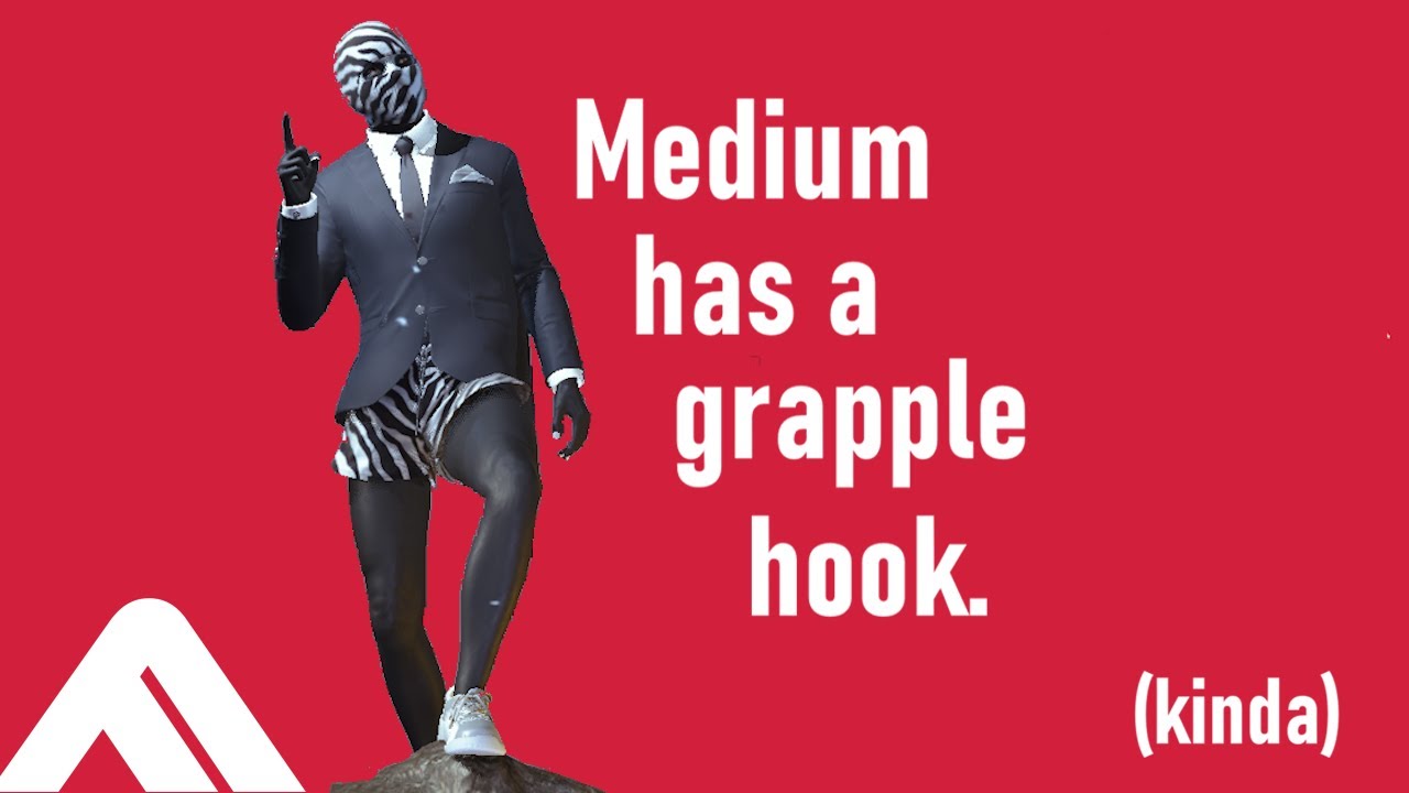Medium has a grapple hook in THE FINALS. (Season 6 Zipline tech)