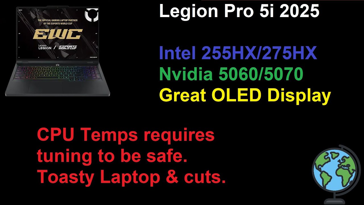 Legion Pro 5i: 275HX/255HX with 5060/5070 Purchase Decision: Not 100% Recommended