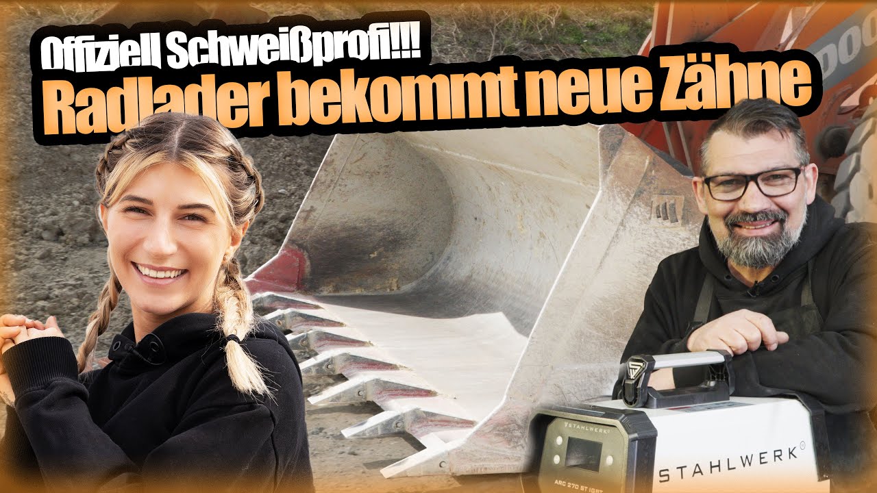 Schürfleiste und Zähne Neu - Stahlwerk Plasmaschneider & Schweißgerät im Härtetest mit Tschulique