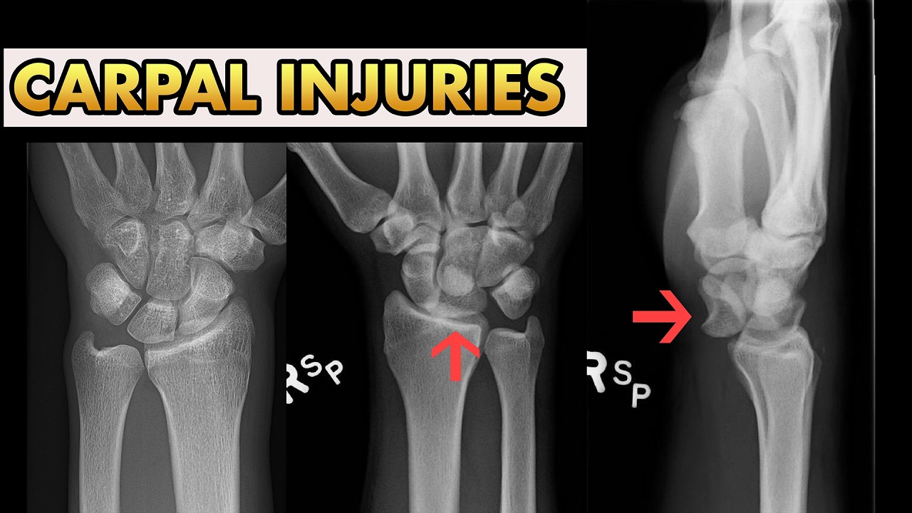 Wrist Injuries: Normal Anatomy, Sprains, TFCC tears and X ray imaging