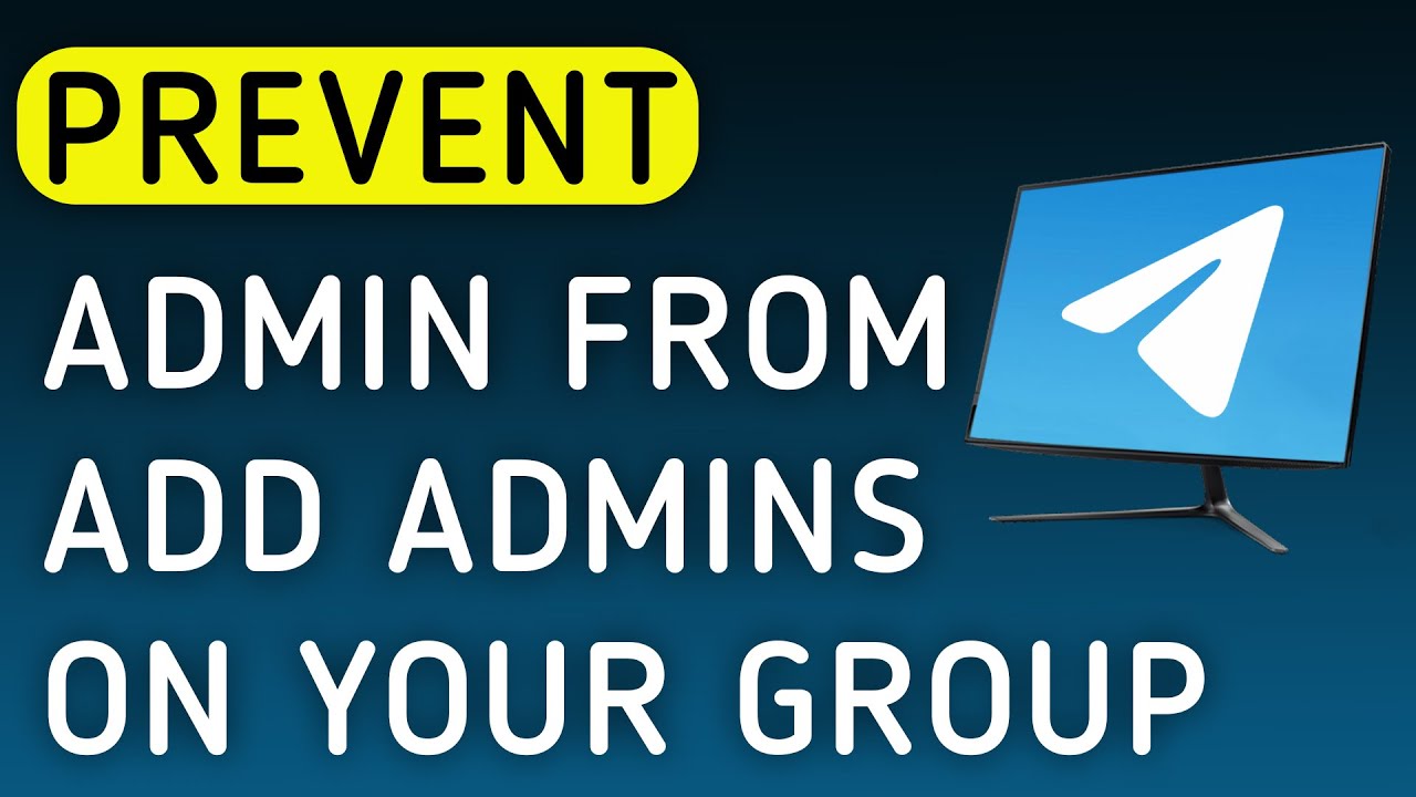 How To Prevent Admin From Add Admins On Your Group On Telegram App On PC (New Update)