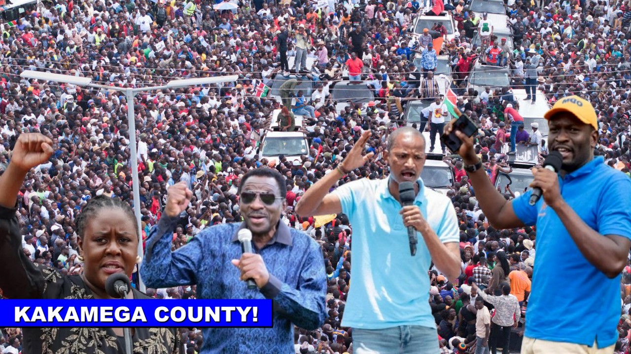 LIVE: Sifuna, Winnie Odinga, Babu Owino Linda Mwananchi Rally in Kakamega happening Now!!