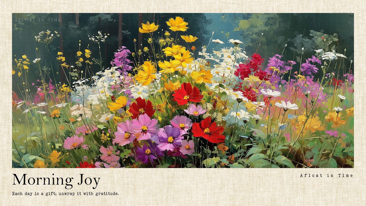 🌼 Morning Joy | Peaceful Piano Music for Relaxation, Focus, Reading, Study & Inner Calm