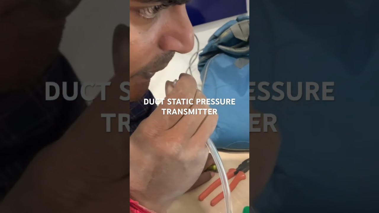 Duct Static Pressure Transmitter Testing