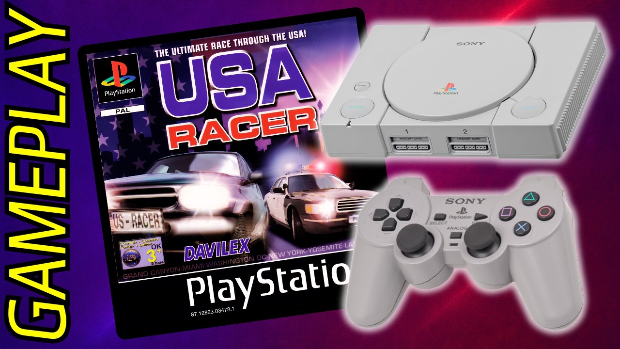 USA Racer | PS1 | Gameplay