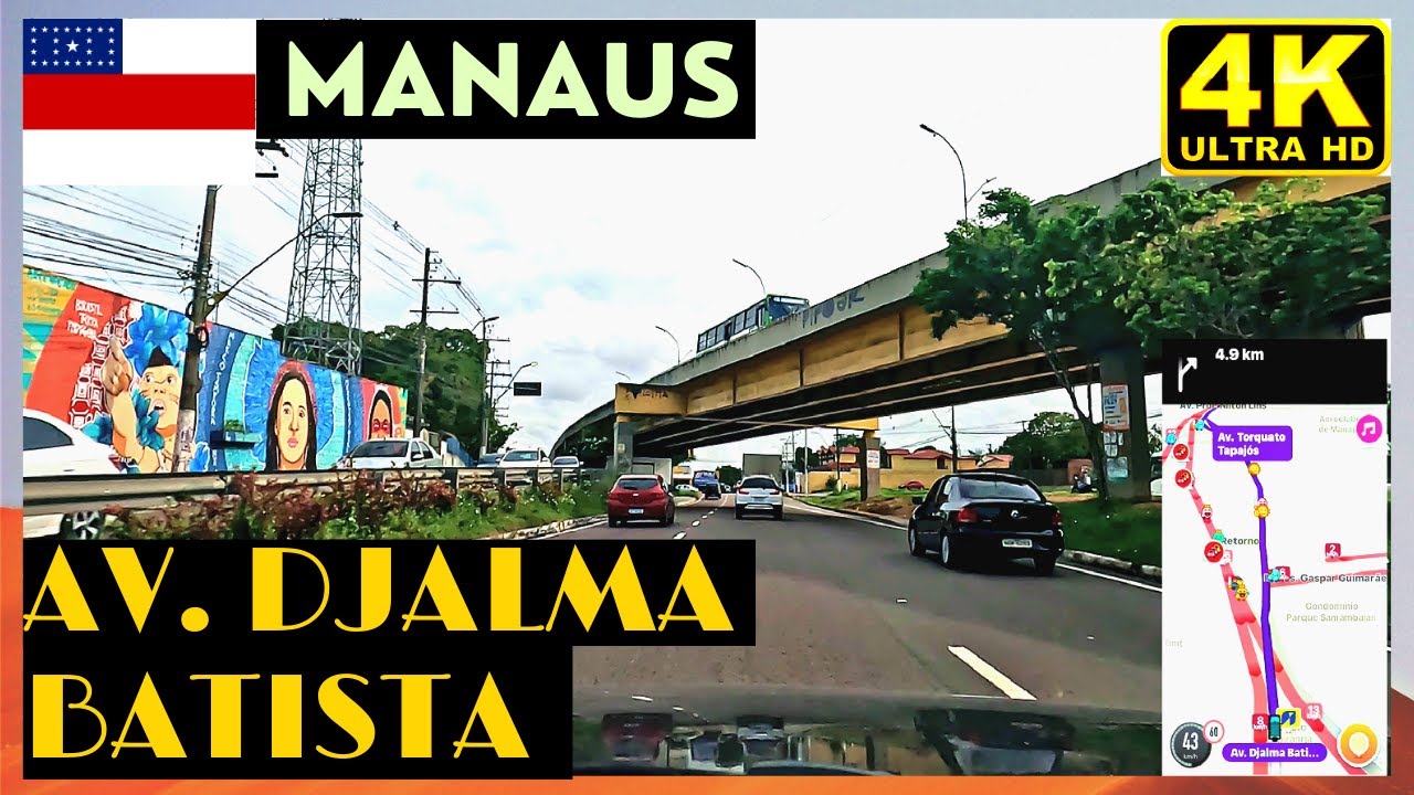 🇧🇷Av. DJALMA BATISTA | #manaus | #goprohero11 | 4k