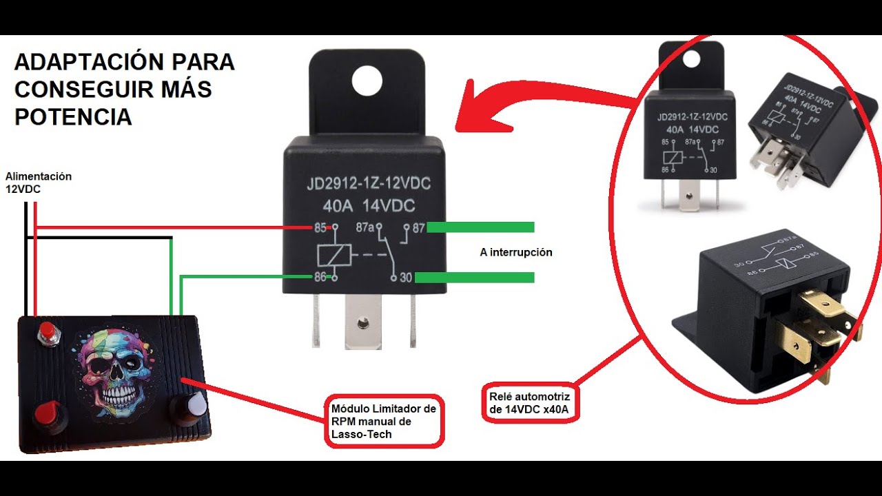Adaptación de potencia para el Limitador RPM manual