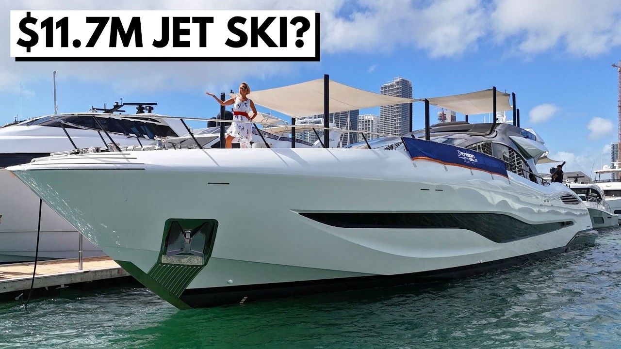 Гидроцикл мощностью 5300 л.с.? 🤯 Тур на яхте Mangusta 104 Rev 