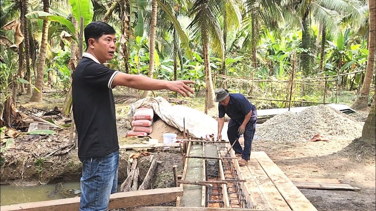 Chuẩn Bị Khởi Công Làm Nhà Tranh Thủ Dự Trữ Vật Tư Trước Khi Chuẩn Bị Đang Làm Lộ Lớn | TKQ & Family