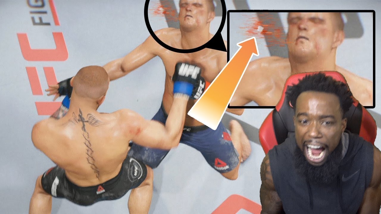 I Dislocated His Neck! My First UFC 3 Online Trash Talking Match!