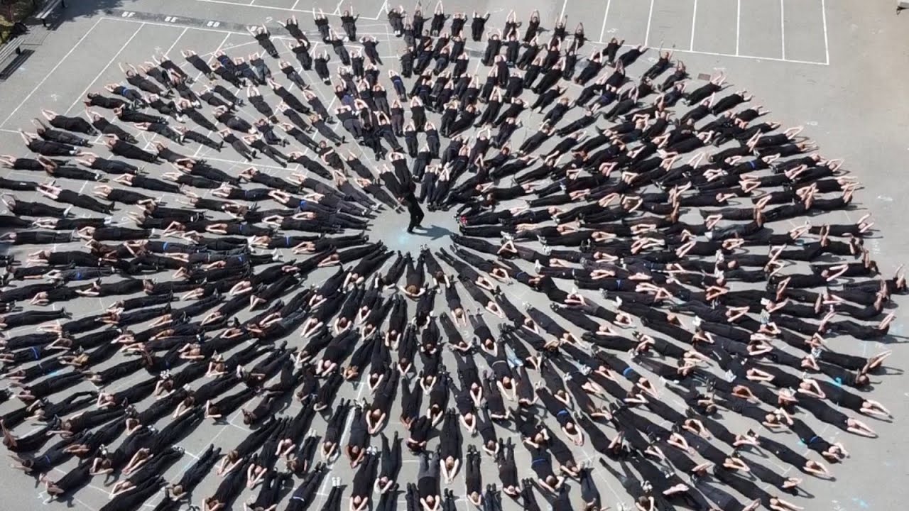 FLASHMOB Contre le HARCELEMENT, Collège Philéas Lebesgue, Marseille en Beauvaisis (Oise)