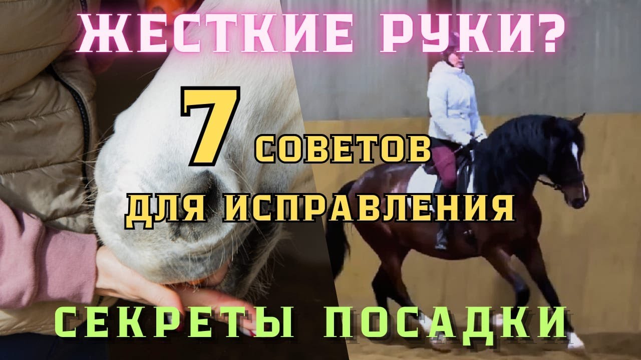 УЛУЧШЕНИЕ посадки ВСАДНИКА: исправление жестких рук