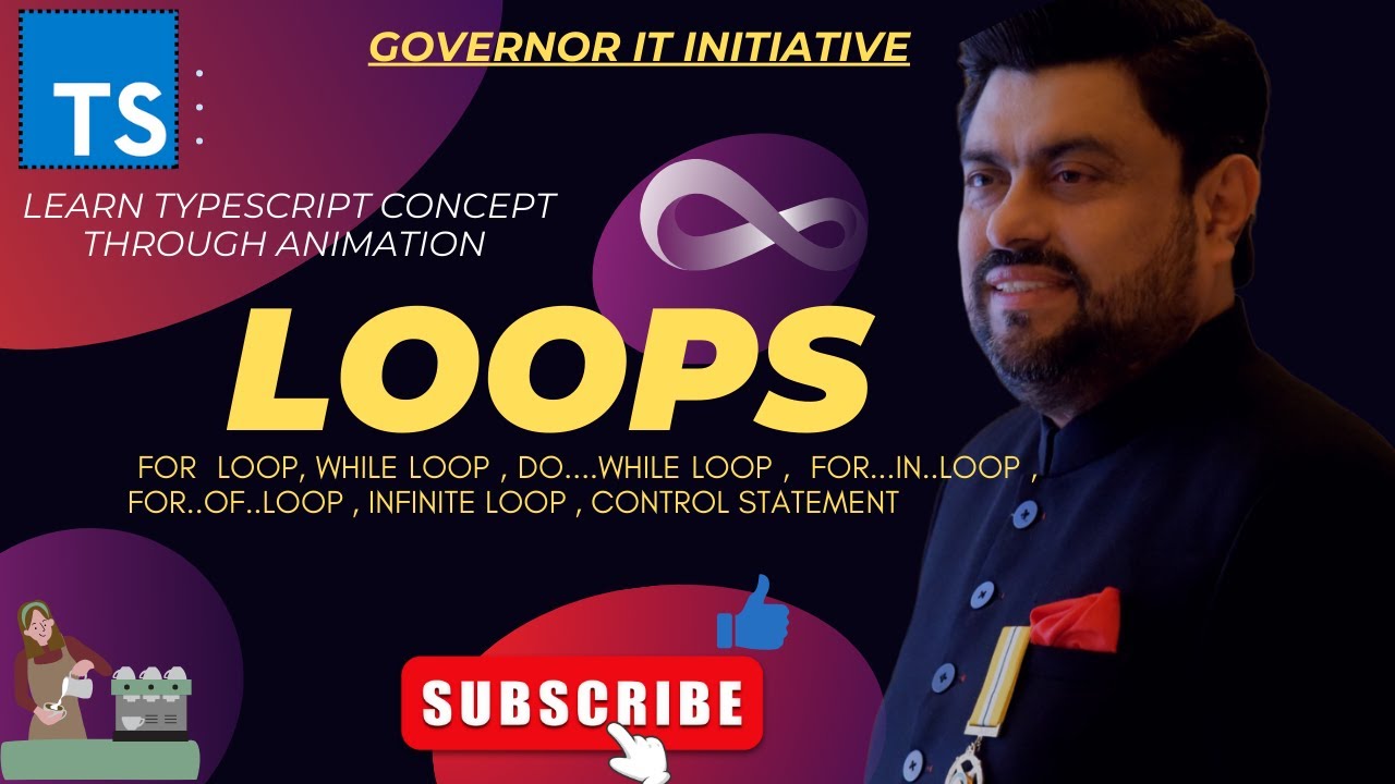 Loops| Typescript | Governor Initiative | Urdu Tutorial |Animated