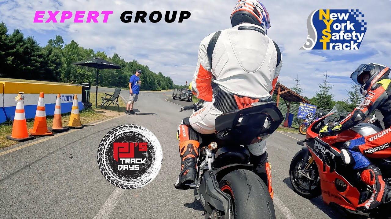 V4R EXHAUST EXPLODES! - YAMAHA R6 VS DUCATI | PJ's TRACK DAYS @ NYST | EXPERT GROUP | 7/7/25