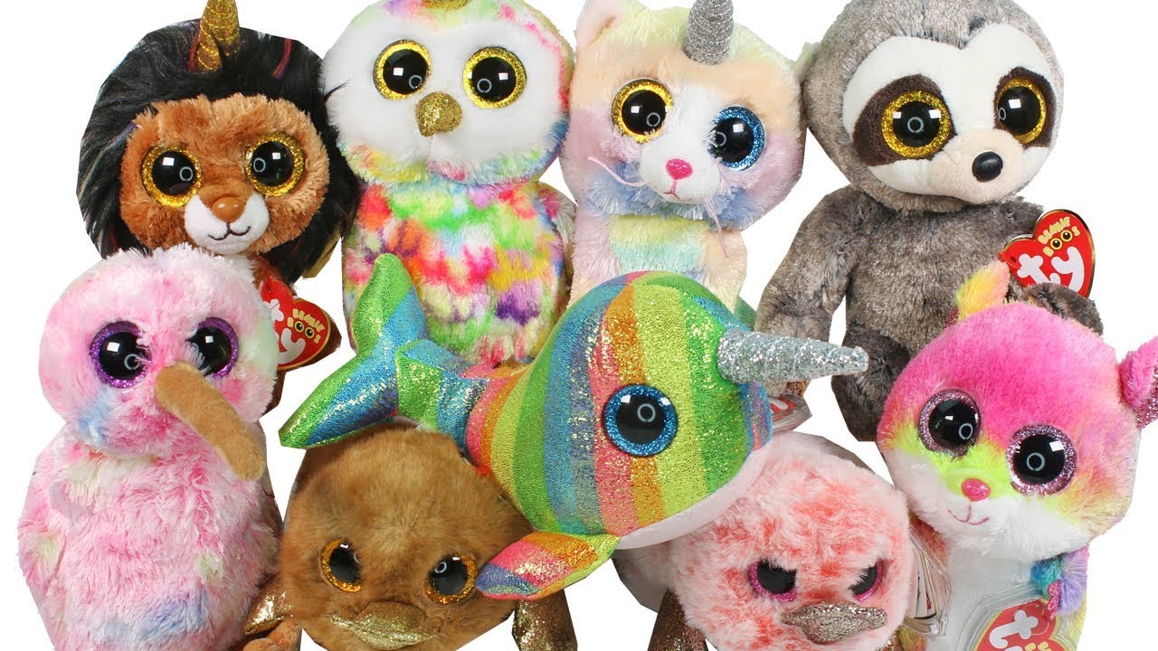НОВИНКА Лето 2018 Beanie Boos Haul Распаковка Игрушка Обзор TY Beanie Boo Plush