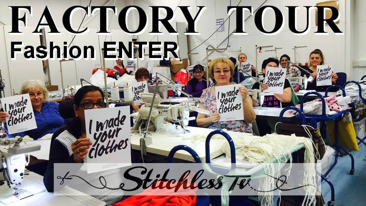 Fashion Enter factory tour Sewing Vlog