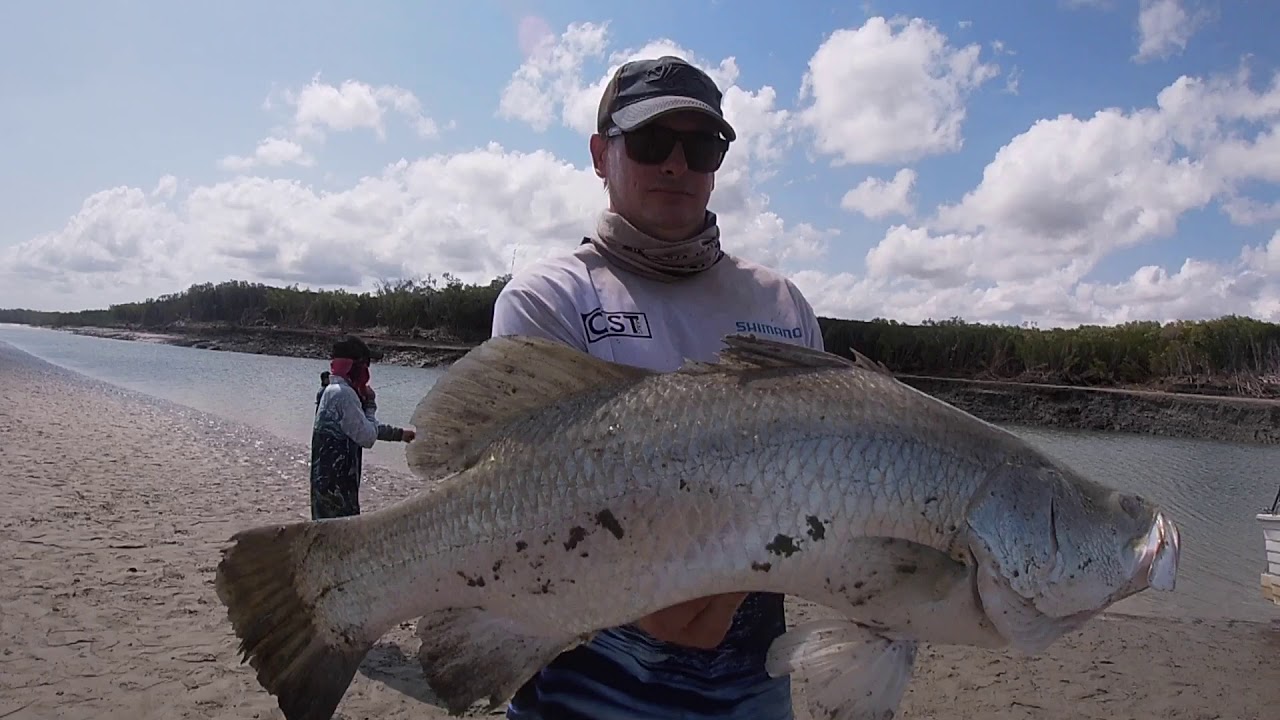 Slaying countless Sandbar Barra off Darwin