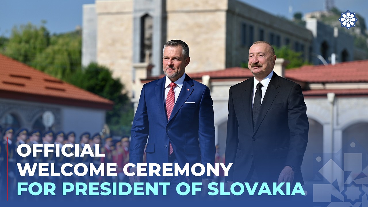 Official welcome ceremony held in Shusha for President of Slovakia Peter Pellegrini