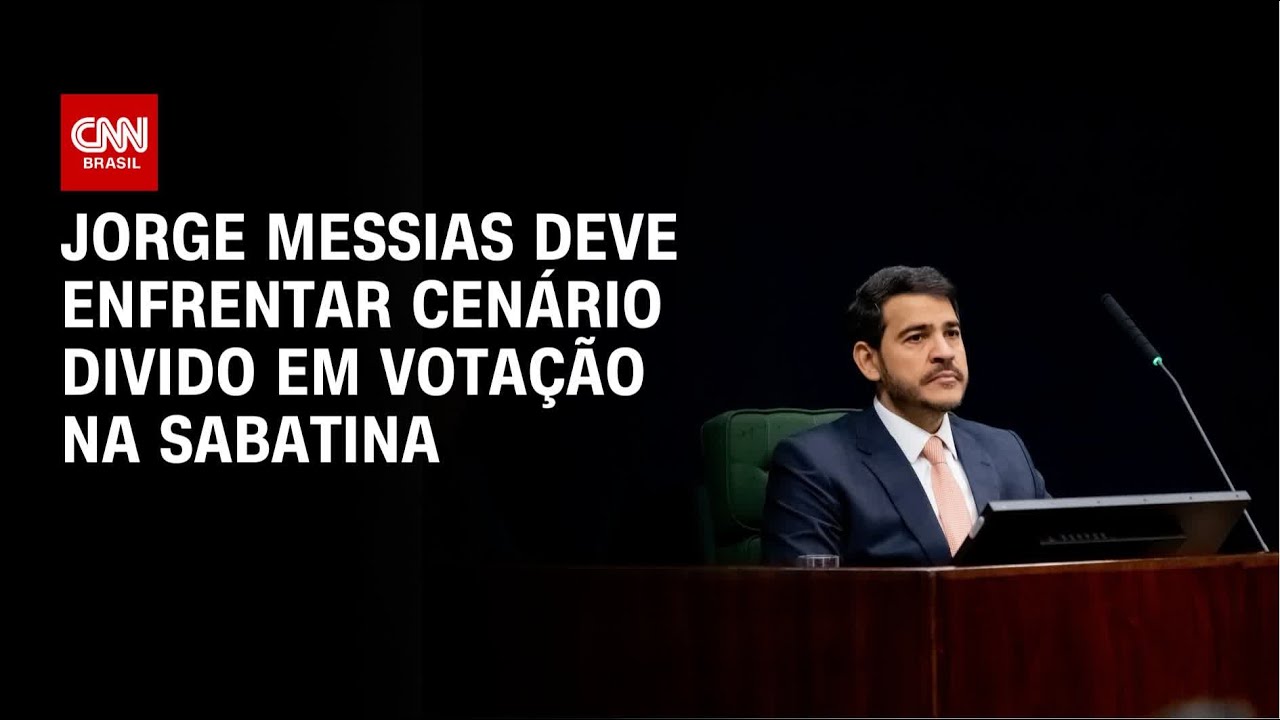Sabatina para o STF: Messias deve enfrentar Senado dividido | CNN 360&deg;