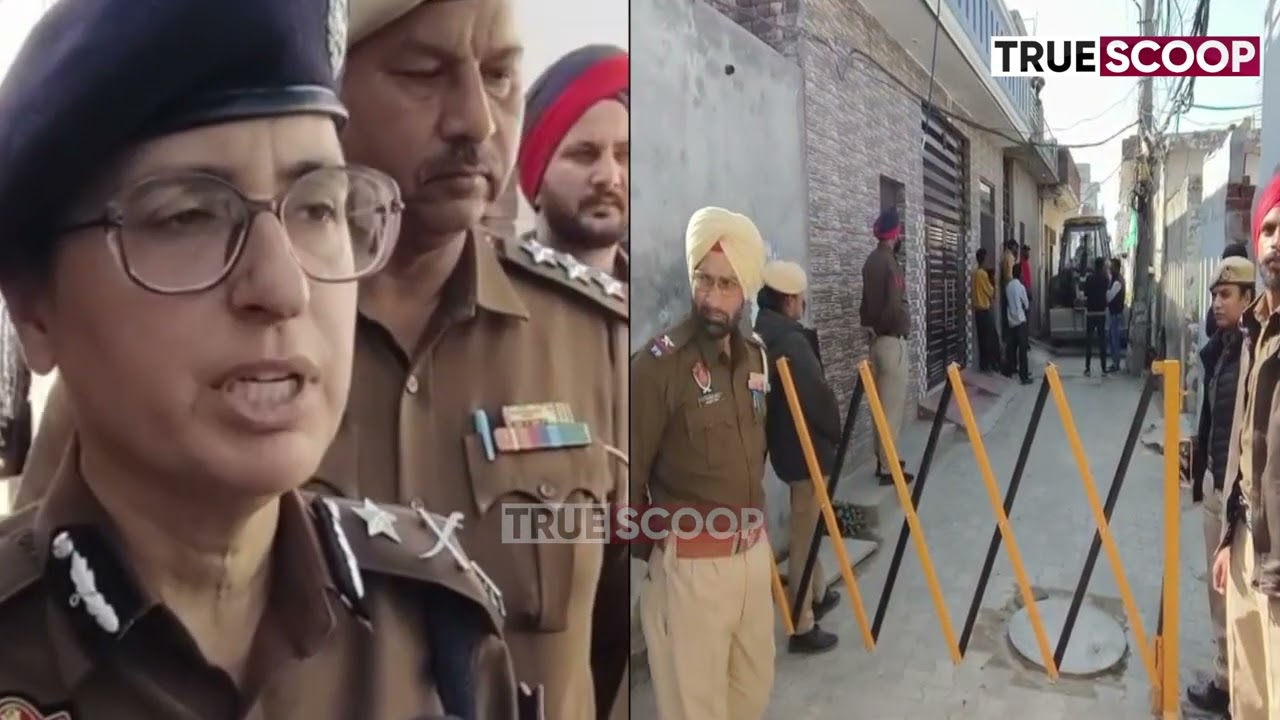 Jalandhar Police bulldozes smuggler’s home in Jalandhar’s Army Enclave area