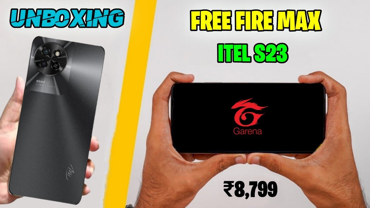 ITEL S23 UNBOXING || ITEL S23 GAMING TEST || ITEL S23 FREE FIRE MAX HIGHLIGHT DPI SETTING ||