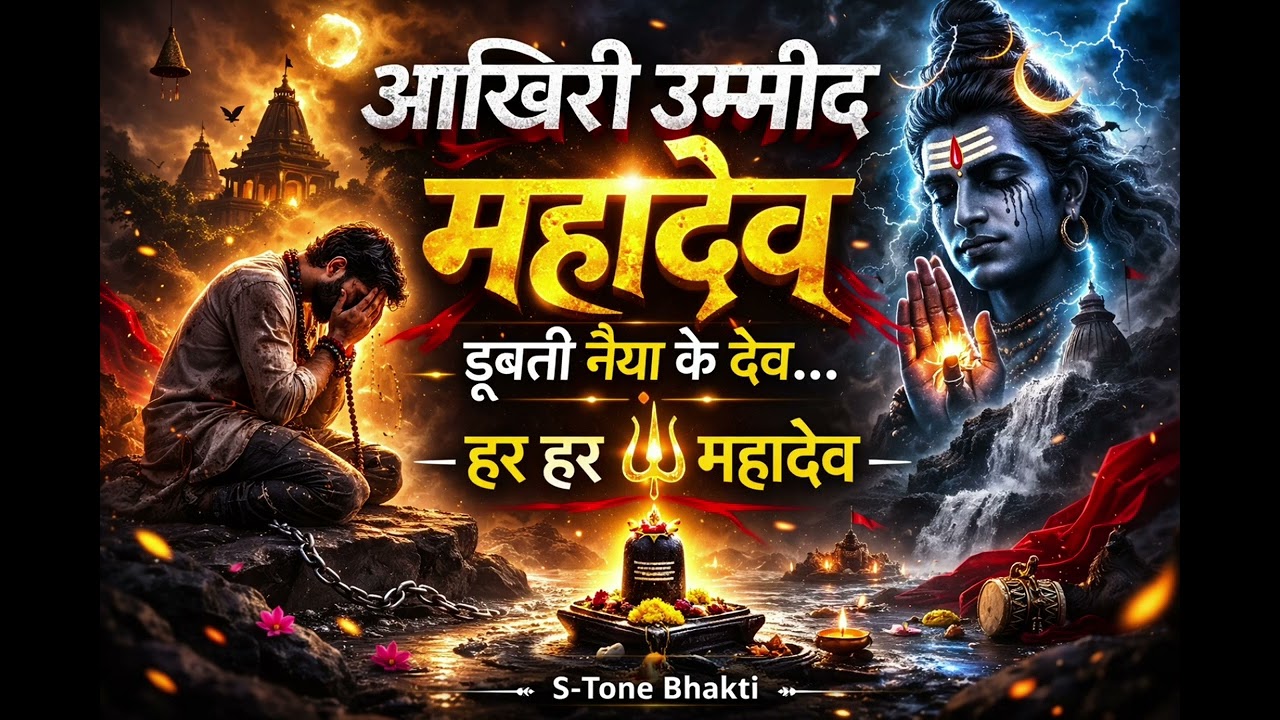 “आखिरी उम्मीद महादेव” 🙏 | Heart Touching Shiv Bhajan 2026 | S-Tone Bhakti