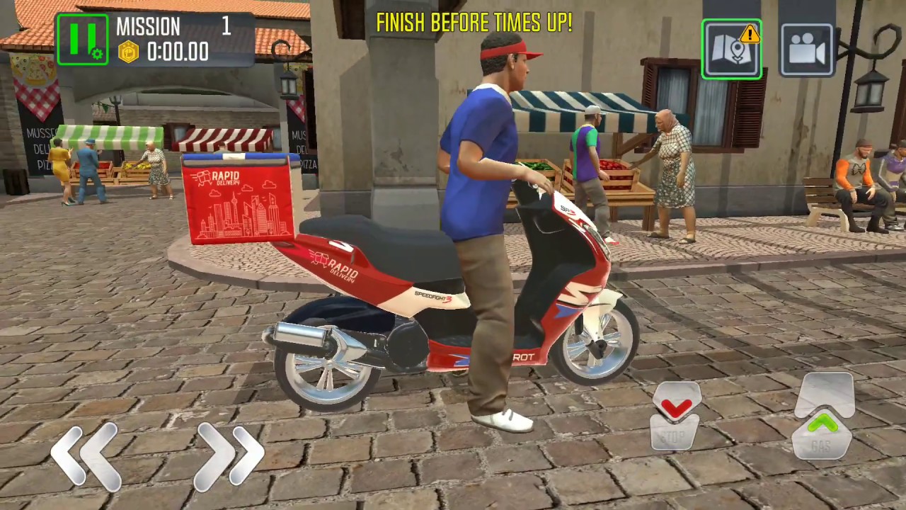 Pizza Delivery: Driving Simulator #1 | Scooter & LA Grande Pizza Delivery Gameplay (Android, iOS)
