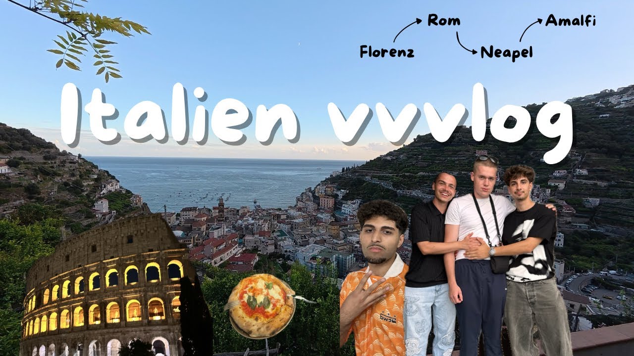 Pizza, Pasta & Chaos - Italien Vlog mit den Jungs!!
