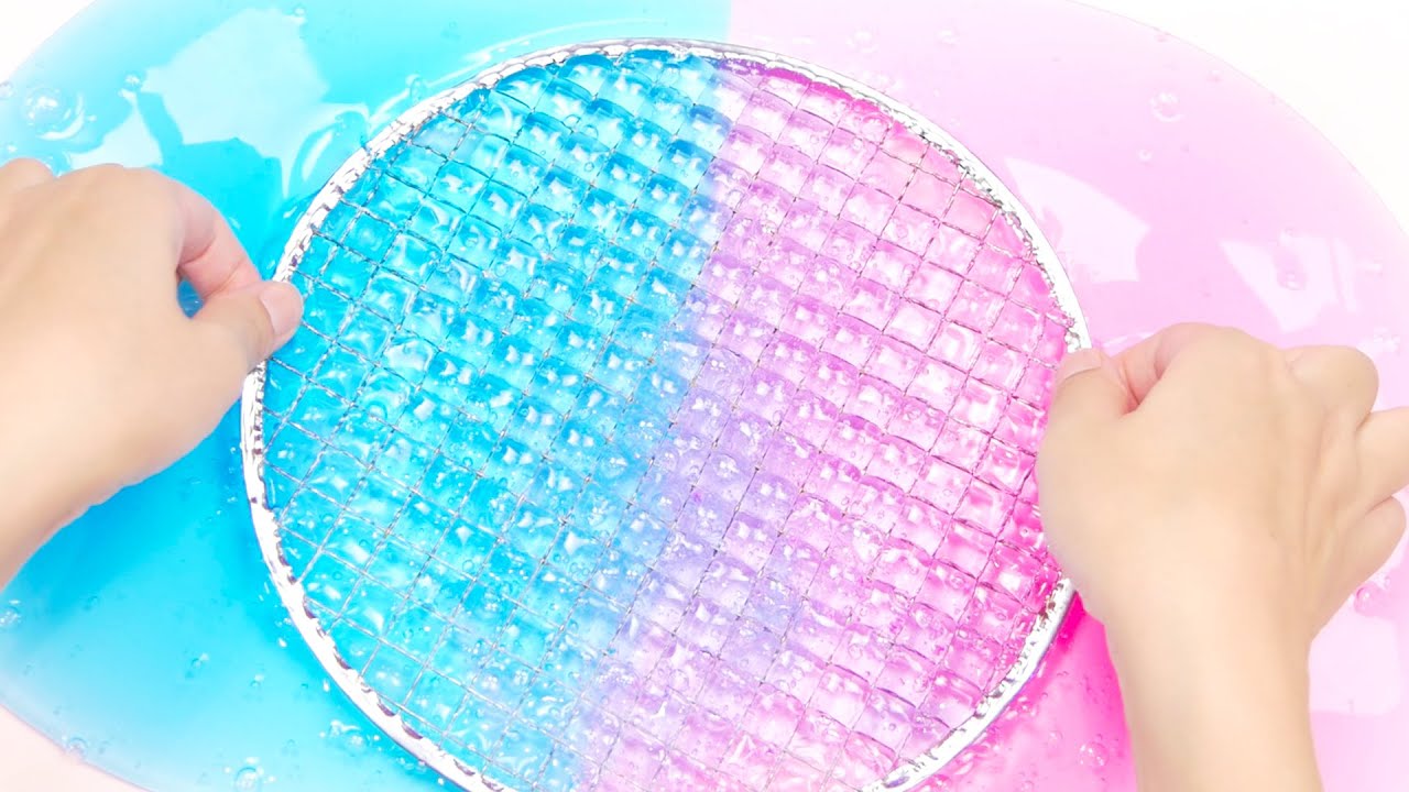 【ASMR】SLIME PRESSING とろちゃぷクリアスライムでスライムプレス【音フェチ】