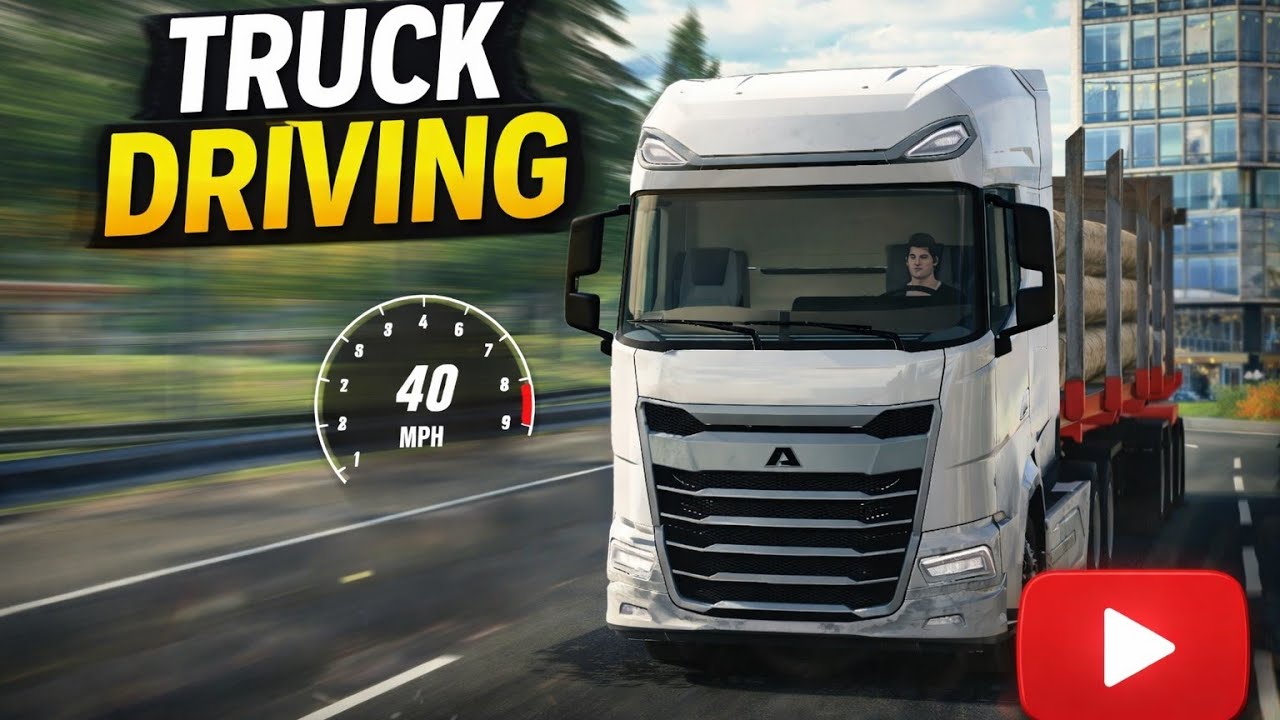 City car driving- Driving truck in busy traffic 🚦#car driving 