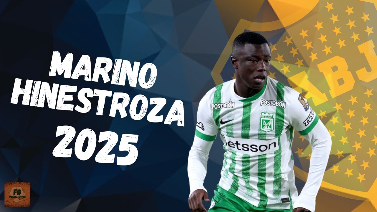 MARINO HINESTROZA - GOALS AND SKILLS 2025 | BIENVENIDO A BOCA JUNIORS