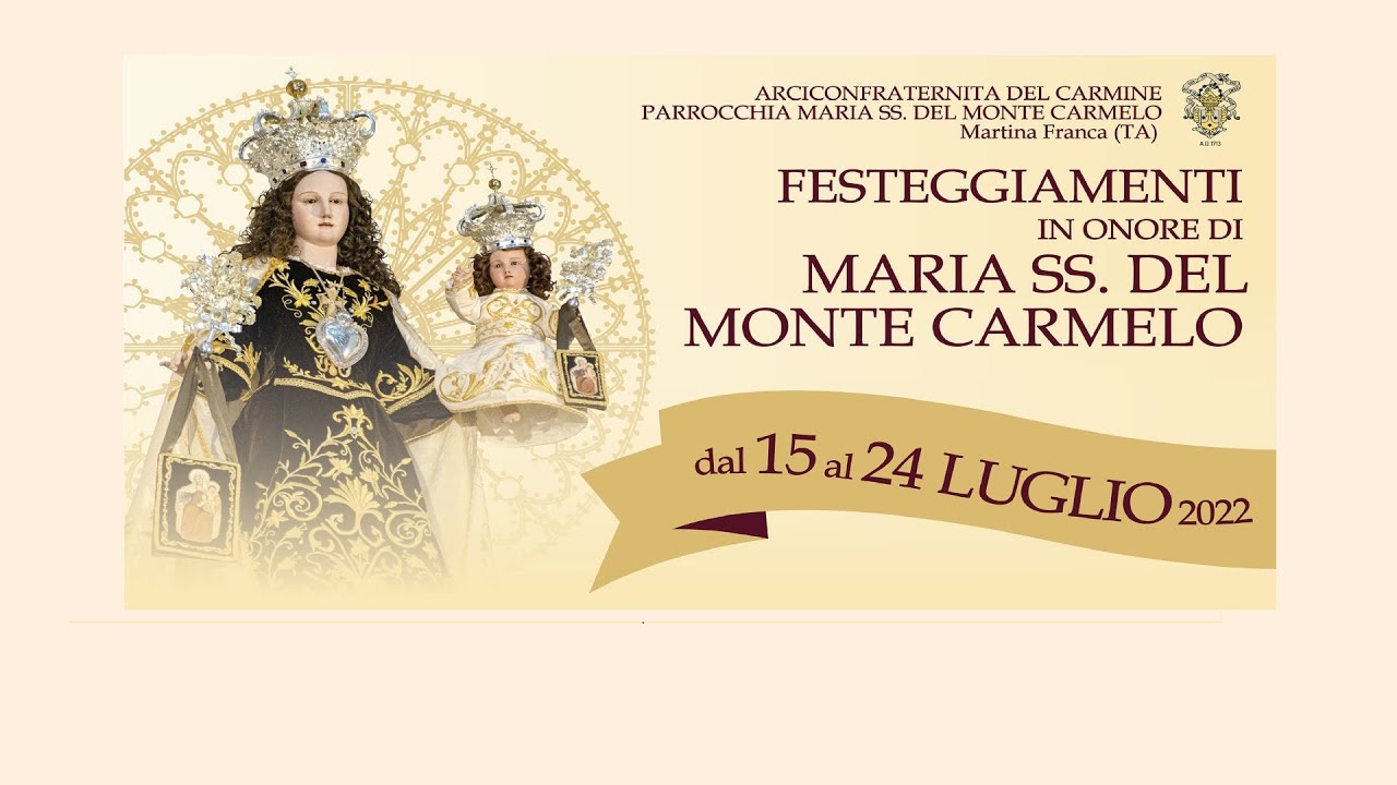 Processione della Madonna del Carmine 24/07/2022