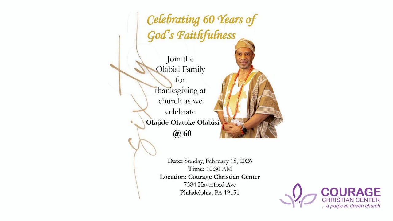 Courage Christian Center  Philadelphia (Sunday Worship)