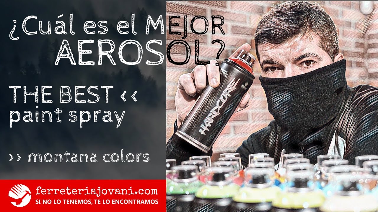 Cuál es el MEJOR AEROSOL para PINTAR | MONTANA COLORS X Writers Madrid