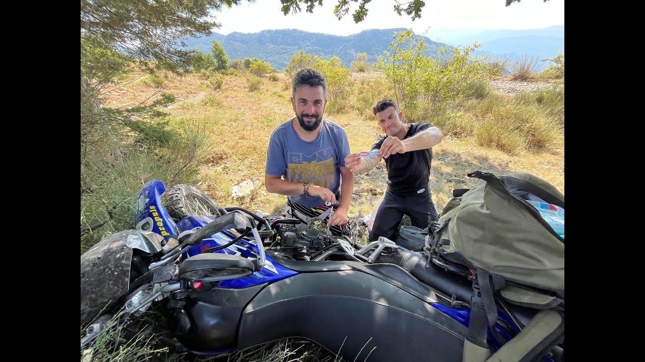 TET trans euro trail France/Italie 2024 Yamaha 660 XTR et Voge 300 Rally