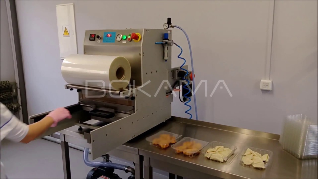 BOKAMA GS100B VAC - Zgrzewarka tacek TRAY SEALER