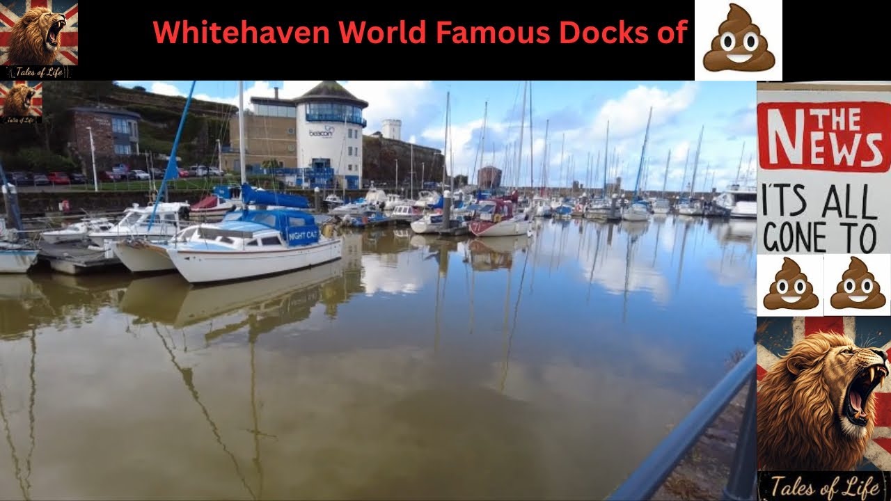 Whitehaven's World Famous Docks of Sh@t #cumbria #trending #walk #walkingtour