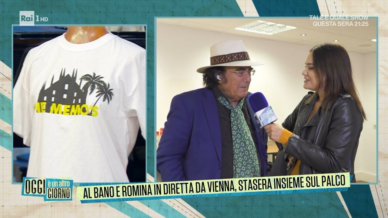 Al Bano e Romina in diretta da Vienna, stasera insieme sul palco - Oggi è un altro giorno 30/09/2022