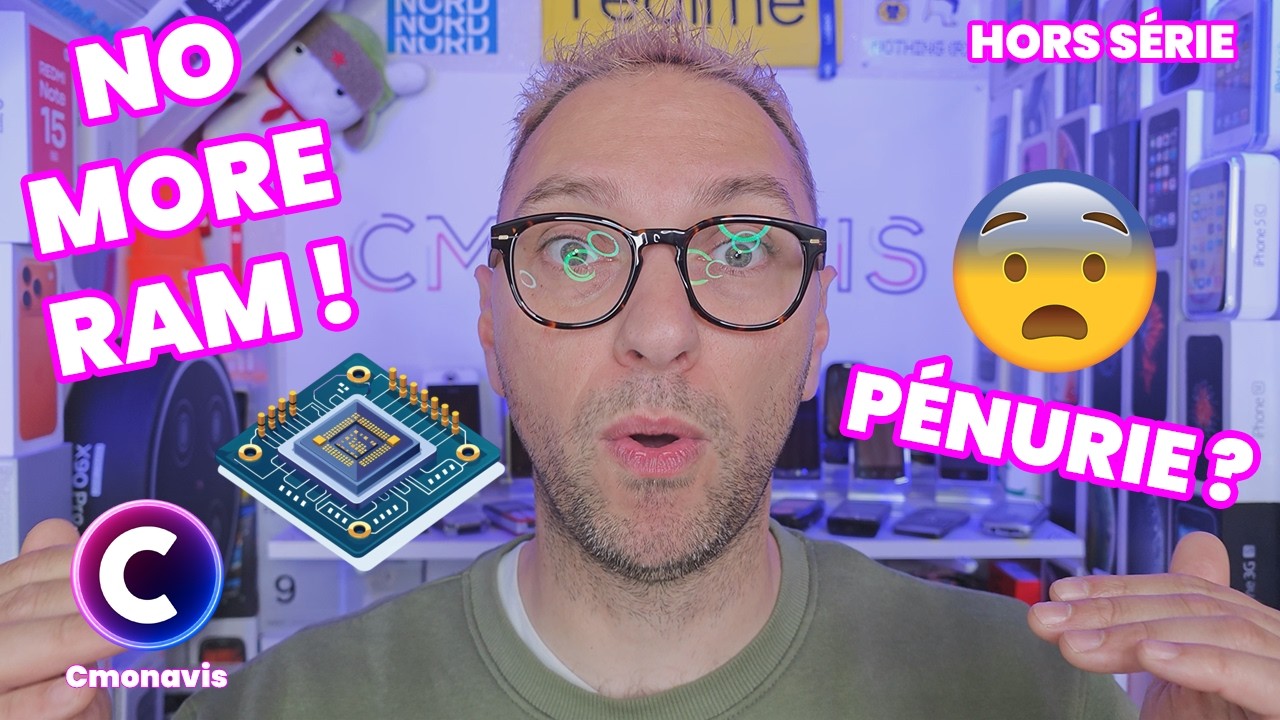 Smartphones 2026 : pénurie de mémoire vive (RAM) ! 😬