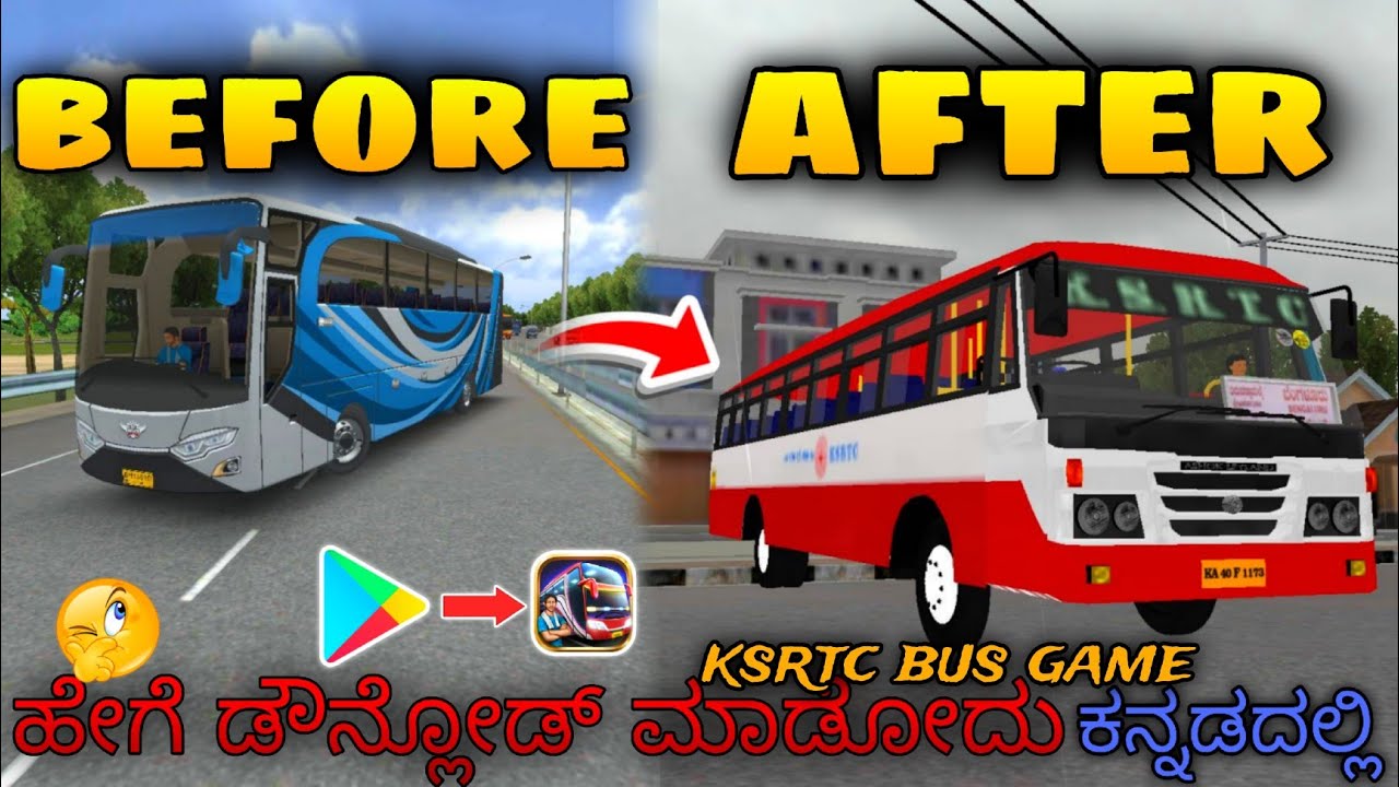 How to download ksrtc bus game in kannada | new ksrtc bus game 